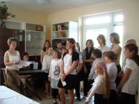 vystoupení pěveckého sboru v DPS