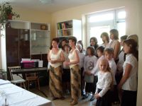 vystoupení pěveckého sboru v DPS