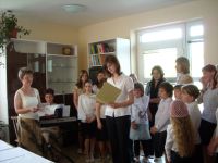 vystoupení pěveckého sboru v DPS