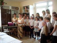 vystoupení pěveckého sboru v DPS