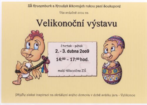 pozvánka na velikonoční výstavu