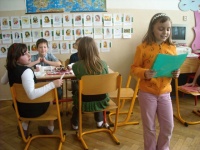 vánoční divadlení ve čvrté třídě