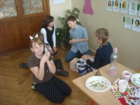 vánoční divadlení čtvrté třídy