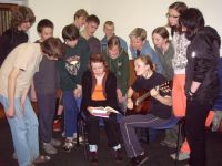 školní výlet 8. třídy - Rekreační středisko Tesla Hrorní Bradlo