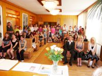 slavnostní vyřazení žáků 9. třídy