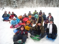 zimní sportovní den 1. stupně