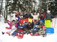 zimní sportovní den 1. stupně