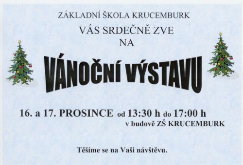 pozvánka na vánoční výstavu