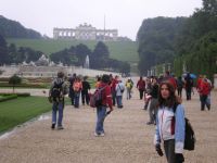 cesta na Schönbrunn