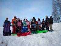 zimní sportovní den 1. stupně