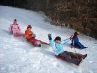 zimní sportovní den 1. stupně