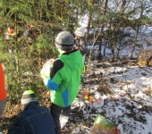 Zdobení vánočního stromečku - 4. třída