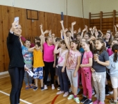 Návštěva atletky u nás ve škole