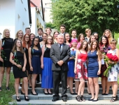 Slavnostní vyřazení žáků deváté třídy ZŠ